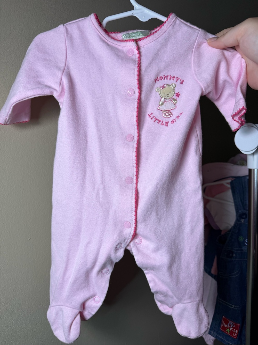 Vintage “Baby by Buster Brown Baby One-Piece Footed Sleepsuit